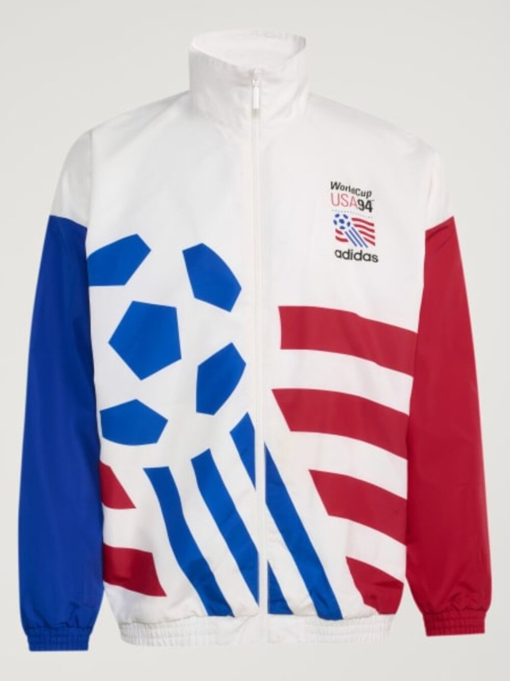 NEW Adidas Mens S USA 94 Graphic Woven Track Top retro soccer vintage zip sports - Picture 4 of 6